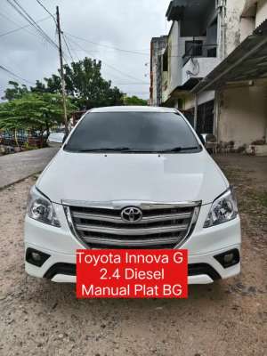 Jual bekas Innova G Diesel 2013 Airbag Manual Solar,lokasi di Palembang Kota