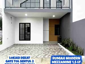 Jual Rumah Siap Huni Desain Modern Rooftop Nanggewer Cibinong lokasi di Bogor Kab., tersedia melalui melalui situs Olx