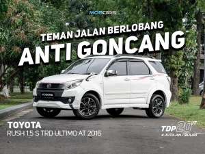 Jual bekas KM LOW RUSH S TRD ULTIMO AT 2016 PUTIH TOYOTA LOW KM,lokasi di Bekasi Kota