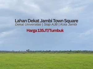 Lahan Dekat Jambi Town Square lokasi di Jambi Kota, tersedia melalui melalui situs Olx