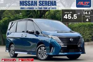 Jual bekas LOW KM.2RB PJAK PNJG NISSAN NEW SERENA HWS E-POWER 2025 1.4 TWO TONE,lokasi di Jakarta Selatan