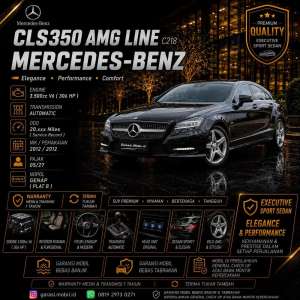 Jual bekas Mercy CLS350 AMG C218 2012,lokasi di Jakarta Timur