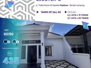 New Rara Cluster Residence Di Seberang Polsek Kedaton lokasi di Bandar Lampung Kota, tersedia melalui melalui situs Olx