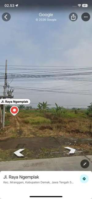 TANAH SHM MURAH MRANGGEN lokasi di Demak Kab., tersedia melalui melalui situs Olx