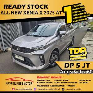 Jual bekas TDP 5 Jt Angs Termurah All New Xenia X 2025 Matic Abu Abu Low Km,lokasi di Jakarta Selatan