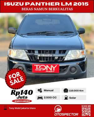 Jual bekas Terlariss - Isuzu Panther LM 2015 Hitam,lokasi di Jakarta Pusat