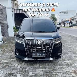 Jual bekas Toyota Alphard 2018 Bensin,lokasi di Medan Kota