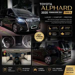 Jual bekas Toyota Alphard 2020 Bensin,lokasi di Medan Kota