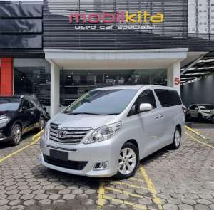 Jual bekas Toyota Alphard 2.5 G Atpm Tahun 2012,lokasi di Bandung Kota