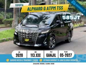 Jual bekas Toyota Alphard G ATPM TSS at 2020 Hitam Solid,lokasi di Jakarta Selatan