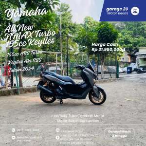 Jual bekas Yamaha NMAX 155cc Non ABS Fi Bluecore Tahun 2018 Pajak Off,lokasi di Jakarta Timur