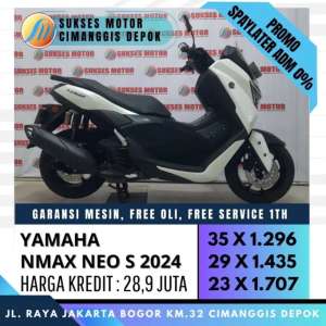 Jual bekas YAMAHA NMAX NEO S 2024 PUTIH MULUS CASH KREDIT SUKSES MOTOR,lokasi di Jakarta Selatan
