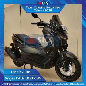 Jual bekas Yamaha Nmax Neo Tahun 2025 Harga Cash 30.200.000 DP2 Juta Angsuran,lokasi di Bandung Kota