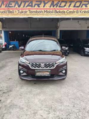 Jual bekas All New Ertiga Hybrid GX Matic KM Rendah Merah Termurah Terawat Irit,lokasi di Palembang Kota