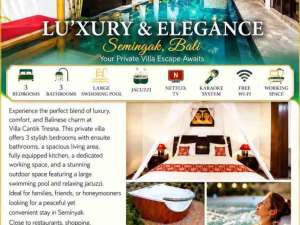 Daily Best Rate Beautiful Seminyak Bali Villa lokasi di Kab. Badung, tersedia melalui melalui situs Olx