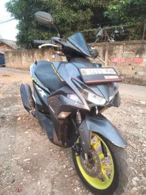 Jual bekas dijual aerox 2019 harga 17.500 JT nego,lokasi di Jakarta Utara