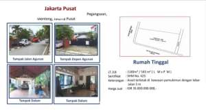 Dijual Rumah Hook Jalan Matraman Timur Pegangsaan Menteng lokasi di Jakarta Pusat, tersedia melalui melalui situs Olx