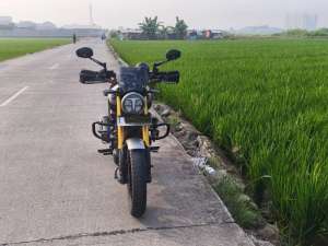 Jual bekas Dijual TVS Ronin 225 Type TD Tahun pembuatan 2023 pemakaian tahun 2024,lokasi di Karawang Kab.