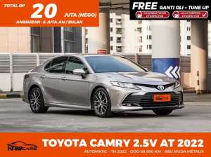 Jual bekas Dp 20jt Bergaransi TOYOTA CAMRY 2.5 V AT 2022,lokasi di Jakarta Barat