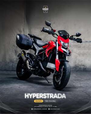 Jual bekas Ducati Hyperstrada 2013 mulus dan terawat bs TT,lokasi di Jakarta Utara