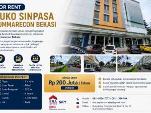 FOR RENTRUKO SINPASA SUMMARECON BEKASI lokasi di Bekasi Kab., tersedia melalui melalui situs Olx