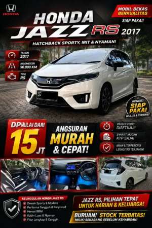Jual bekas For sales Honda Jazz 2017,lokasi di Palembang Kota