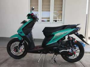 Jual bekas Honda beat 2012 full modifikasi,lokasi di Banjarmasin Kota