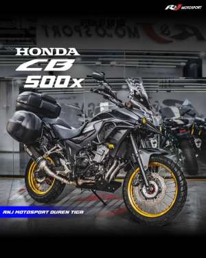 Jual bekas Honda CB500X Warna Abu Hitam Nik 2018 Km.24.000an,lokasi di Jakarta Timur