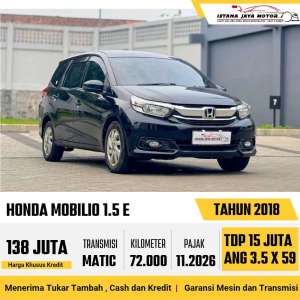 Jual bekas Honda Mobilio 2018 Bensin,lokasi di Tangerang Kota