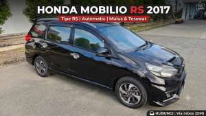 Jual bekas Honda Mobilio RS 2017 AT,lokasi di Samarinda Kota