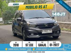 Jual bekas Honda Mobilio RS CVT 2018,lokasi di Jakarta Pusat