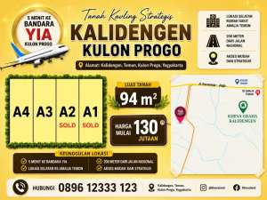 jual tanah dekat bandara yia kulon progo lokasi di Kulon Progo Kab., tersedia melalui melalui situs Olx
