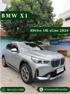 Jual bekas Km 7rb BMW X1 SDrive18i XLine 2024,lokasi di Medan Kota