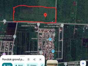 Lahan perumahan Jl. Perintis Induk UK. 200x250 SHM Ahmad Dody lokasi di Palangkaraya Kota, tersedia melalui melalui situs Olx