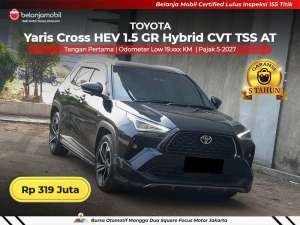 Jual bekas LOW KM 19RBToyota Yaris Cross HEV 1,5 GR Hybrid TSS AT 20232024,lokasi di Jakarta Utara
