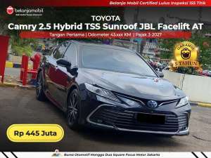 Jual bekas LOW KMToyota Camry 2.5 Hybrid TSS Sunroof JBL Facelift 2022 2023,lokasi di Jakarta Selatan