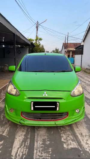 Jual bekas Mitsubishi Mirage 1.2 GLX 2012 Manual. NEGO,lokasi di Palembang Kota