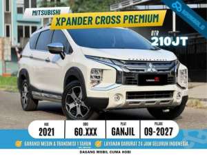 Jual bekas Mitsubishi Xpander Cross Premium AT 2021 Putih,lokasi di Tangerang Selatan Kota