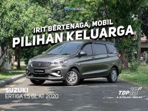Jual bekas MULUS ERTIGA GL AT 2020 SUZUKI MPV AUTOMATIC,lokasi di Depok Kota
