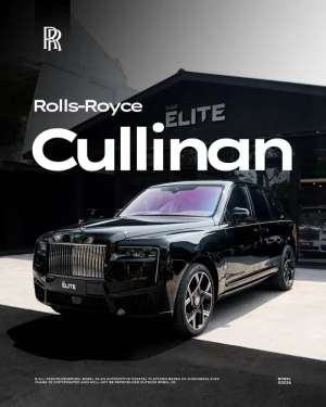 Jual bekas NIK 2025 Rolls Royce Cullinan Black Badge Series II,lokasi di Jakarta Utara