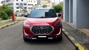 Jual bekas Nissan magnite premium turbo two tone 2021 merah,lokasi di Jakarta Selatan