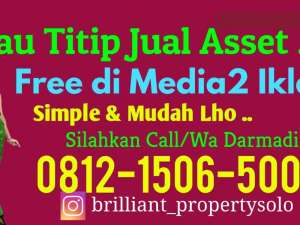 Rumah Second Hitung Tanah Manahan Banjarsari Solo lokasi di Surakarta Kota, tersedia melalui melalui situs Olx