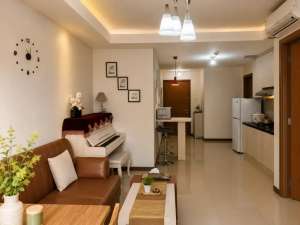 Sewa Apartemen Green Bay Pluit 2BR Cozy Modern Apartment dengan Warm Ambiance, Dekat Baywalk MallTol Dalam Kota lokasi di Jakarta Utara, tersedia melalui melalui situs Olx