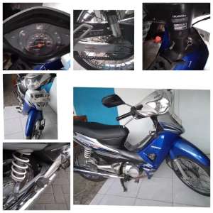 Jual bekas Supra fit new biru silver,lokasi di Malang Kab.