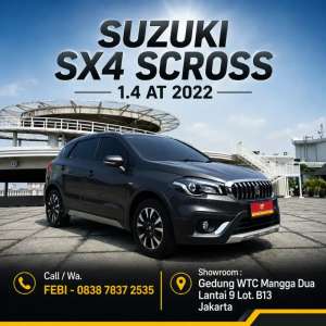Jual bekas Suzuki SX4 S-Cross 1.4 AT Matic 2022 Terawat,lokasi di Tangerang Kota