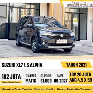 Jual bekas SUZUKI XL7 1.5 ALPHA 2021,lokasi di Jakarta Selatan