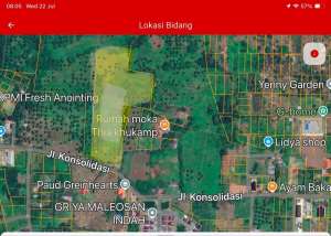 Tanah bagus Manado lokasi di Manado Kota, tersedia melalui melalui situs Olx