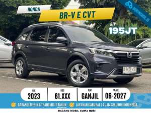Jual bekas TERMURAH HONDA BRV E CVT 2023 ABU FULLSET LIKE NEW ISTIMEWA,lokasi di Jakarta Timur