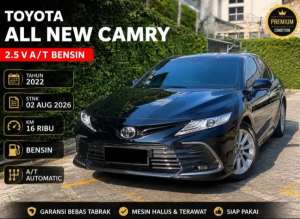 Jual bekas TOYOTA ALL NEWCAMRY 2.5 V AT BENSIN KM 16K,lokasi di Jakarta Barat