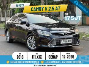 Jual bekas Toyota Camry 2.5 V AT 2016 - TANGAN PERTAMA, SIAP PAKAI, LOW KM, GRESS, CASH n KREDIT TDP 10 jt,lokasi di Jakarta DKI